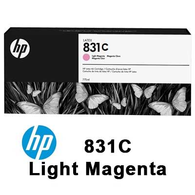 HP 831C 775-ml Light Magenta Latex Ink Cartridge